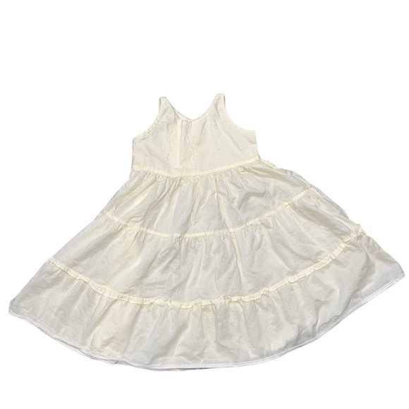 Strasburg Girl’s Pale Yellow Embroidered Cotton Sundress size 4 - Picture 2 of 8